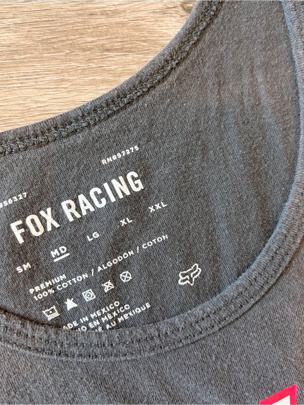 FOX Racing gray tank top - Picture 4 of 4